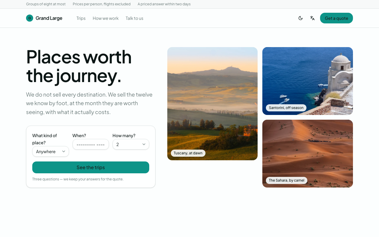 Travel agency